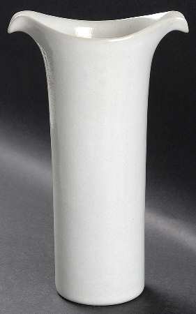 White 8" Vase