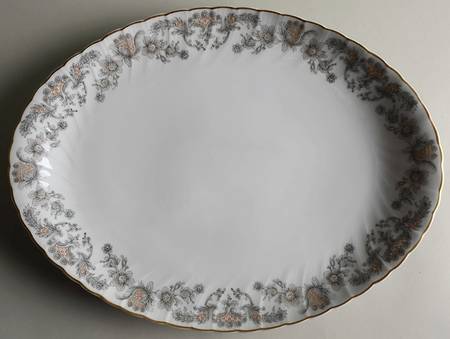 Alencon 15" Oval Serving Platter