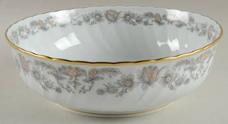 Alencon 10" Large Salad Serving Bowl