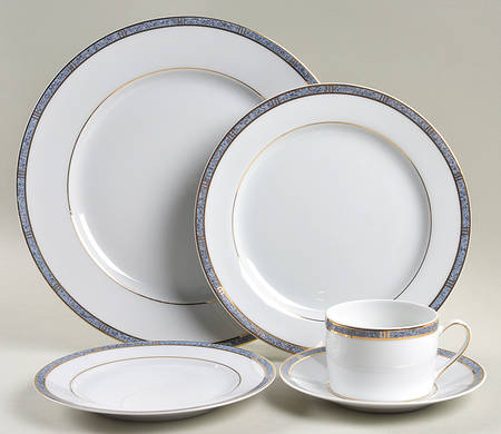 Antinea Bleu 5 Piece Place Setting by Bernardaud