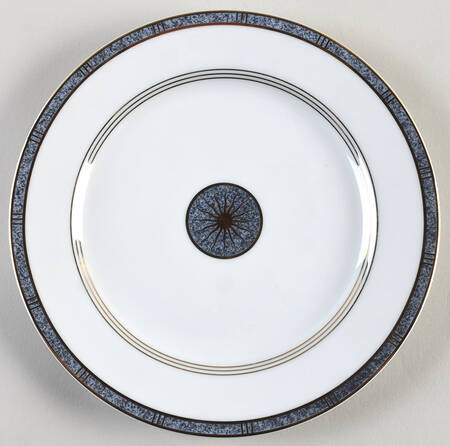 Antinea Bleu Accent Salad Plate
