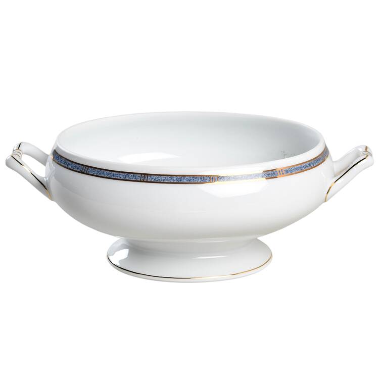 Antinea Bleu Oval Vegetable No Lid