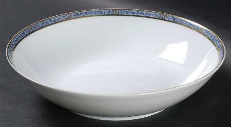 Antinea Bleu Coupe Soup Bowl