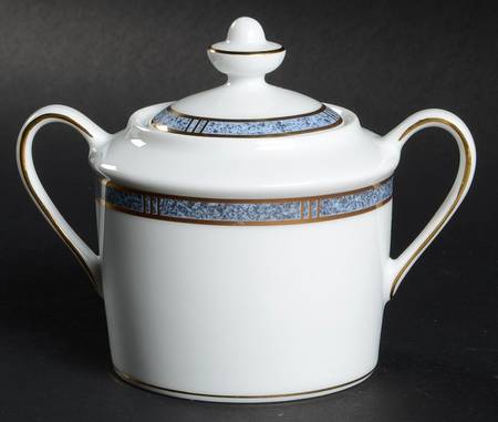 Antinea Bleu Mini Sugar Bowl & Lid