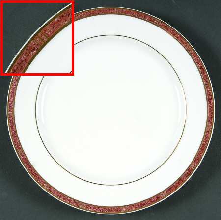 Antinea Coral Salad Plate