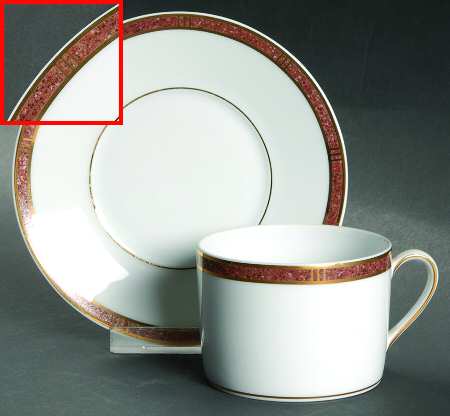 Antinea Coral Flat Cup & Saucer Set