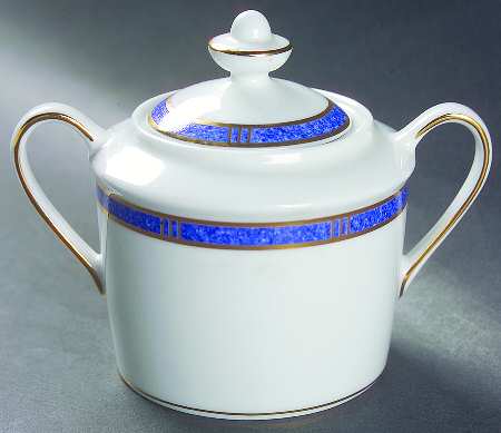 Antinea Lapis (Outremer) Mini Sugar Bowl & Lid