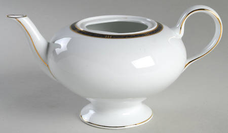 Antinea Anthracite Teapot No Lid by Bernardaud