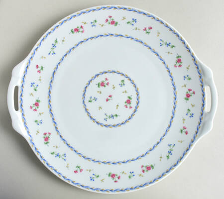 Artois Bleu Handled Cake Plate