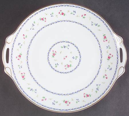 Artois Bleu Handled Cake Plate