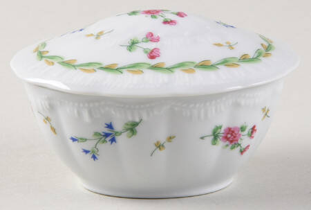 Artois Vert (Versailles Shape) Box-Oval/With Lid-Mini 3"