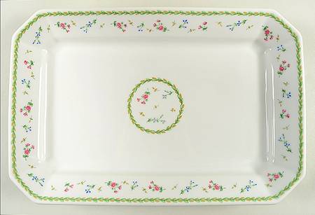 Artois Vert (Versailles Shape) 13" Rectangular Serving Platter