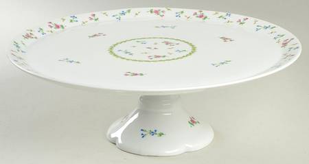 Artois Vert (Versailles Shape) 11" Diameter Pedestal Cake Stand