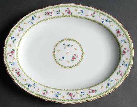 Artois Vert (Versailles Shape) 11" Oval Serving Platter
