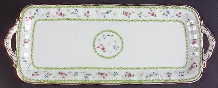 Artois Vert (Versailles Shape) Oblong Cake Plate