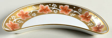Bacchanale Crescent Salad Plate by Bernardaud