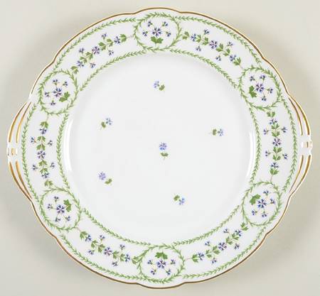 Barbeaux Handled Cake Plate