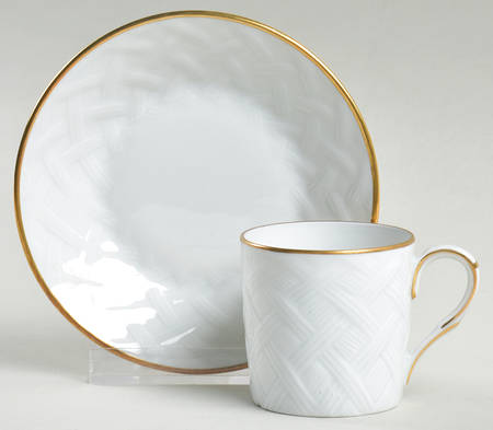 Baudelaire Flat Demitasse Cup & Saucer Set
