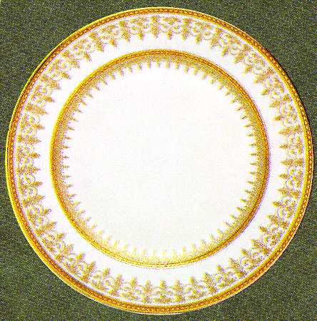 Beauregard Gold Dinner Plate
