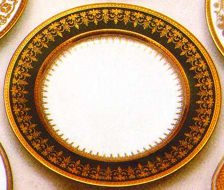 Beauregard Green (Vert) Dinner Plate
