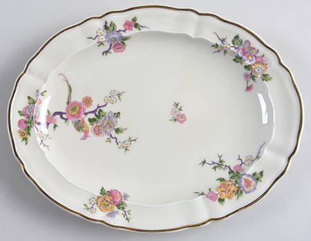 Bengali (Cream, Regence) 11" Oval Serving Platter