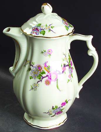 Bengali (Cream, Regence) Coffee Pot & Lid