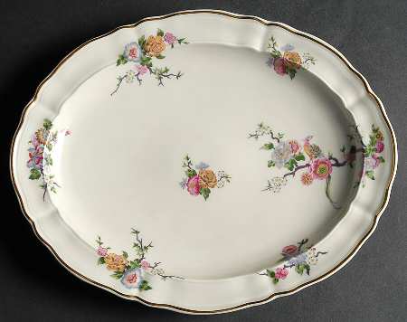 Bengali (Cream, Regence) 13" Oval Serving Platter