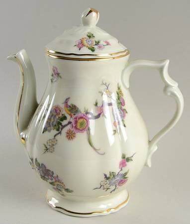 Bengali (Cream, Regence) Coffee Pot & Lid