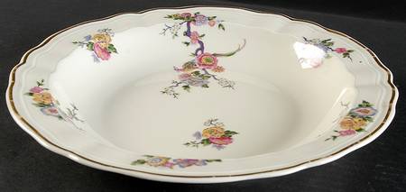 Bengali (Cream, Regence) Large Deep Dish