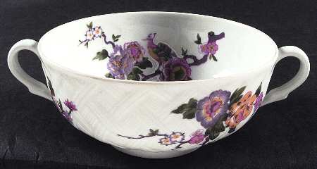 Bengali (White, Vannerie) Flat Cream Soup Bowl