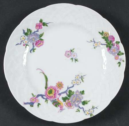 Bengali (White, Vannerie) Bread & Butter Plate
