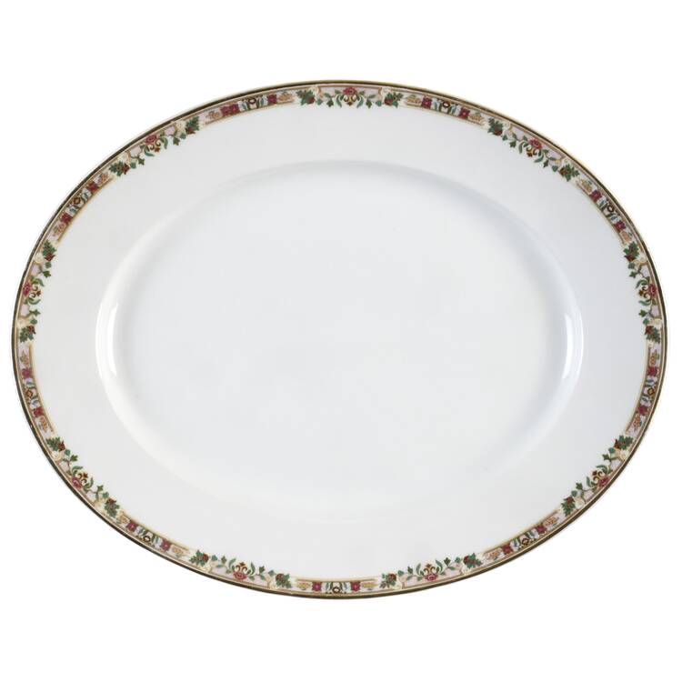 BER104 15" Oval Serving Platter