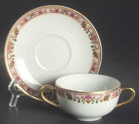 BER104 Flat Bouillon Cup & Saucer