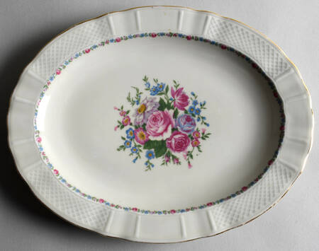 BER124 11" Oval Serving Platter by Bernardaud
