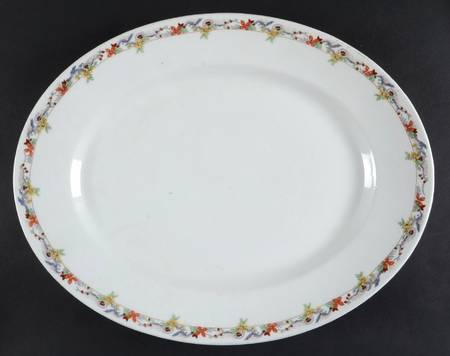 BER22 (NO VERGE) 15" Oval Serving Platter