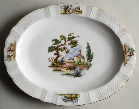 BER4 11" Oval Serving Platter