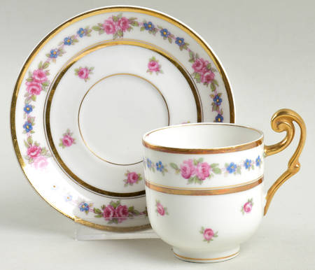 Fontenay, The Footed Demitasse Cup & Saucer Set