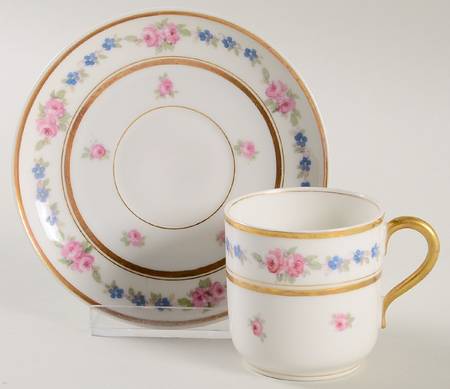 Fontenay, The Flat Demitasse Cup & Saucer Set