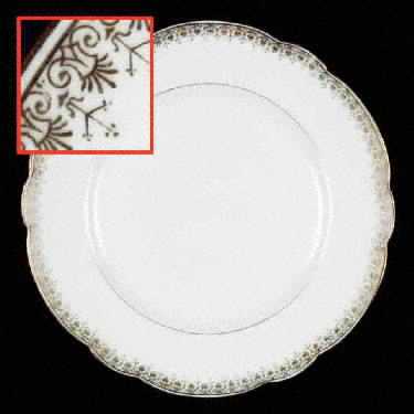 BER48 Luncheon Plate by Bernardaud