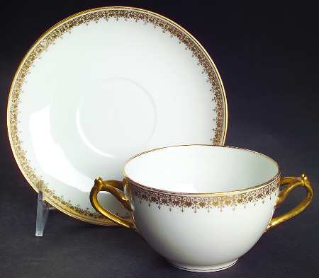 BER48 Flat Bouillon Cup & Saucer