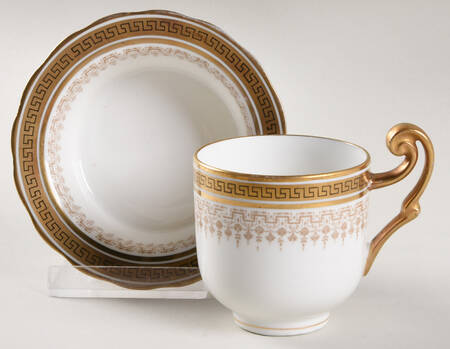 BER6 Flat Demitasse Cup & Saucer Set