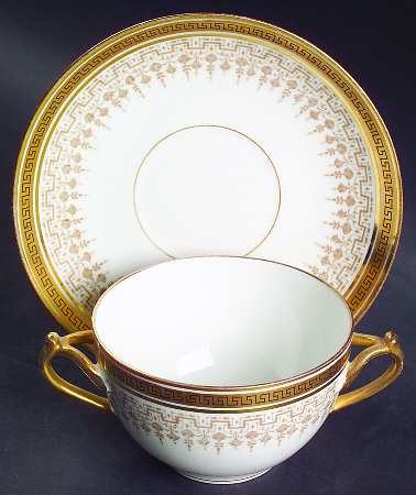 BER6 Flat Bouillon Cup & Saucer