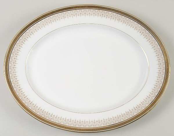 BER6 15" Oval Serving Platter by Bernardaud