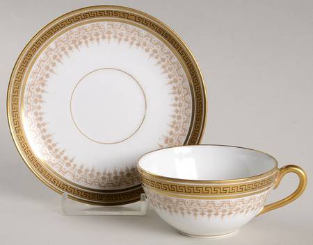 BER6 Flat Demitasse Cup & Saucer Set