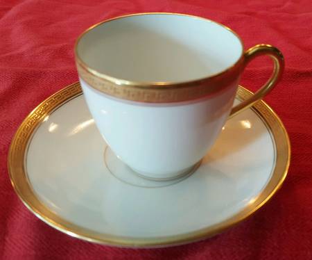BER67 Flat Demitasse Cup & Saucer Set
