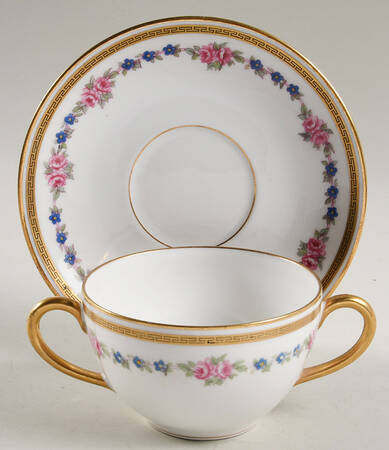 BER7 Flat Bouillon Cup & Saucer