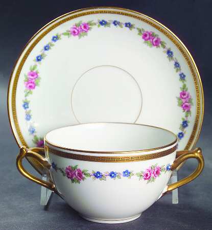 BER7 Flat Bouillon Cup & Saucer