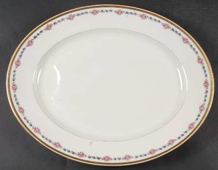 BER7 17" Oval Serving Platter
