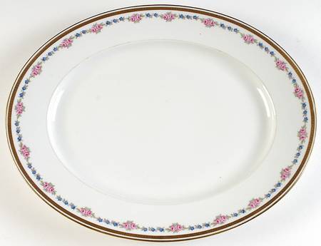 BER7 15" Oval Serving Platter