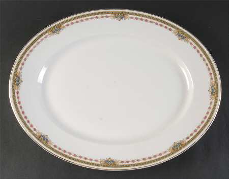 BER8 15" Oval Serving Platter